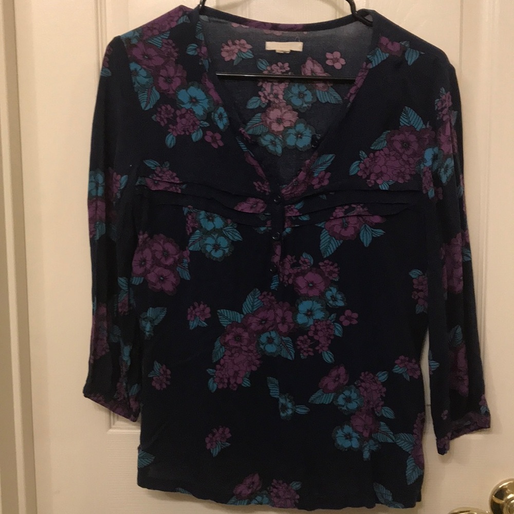 Tulle nightflower blouse